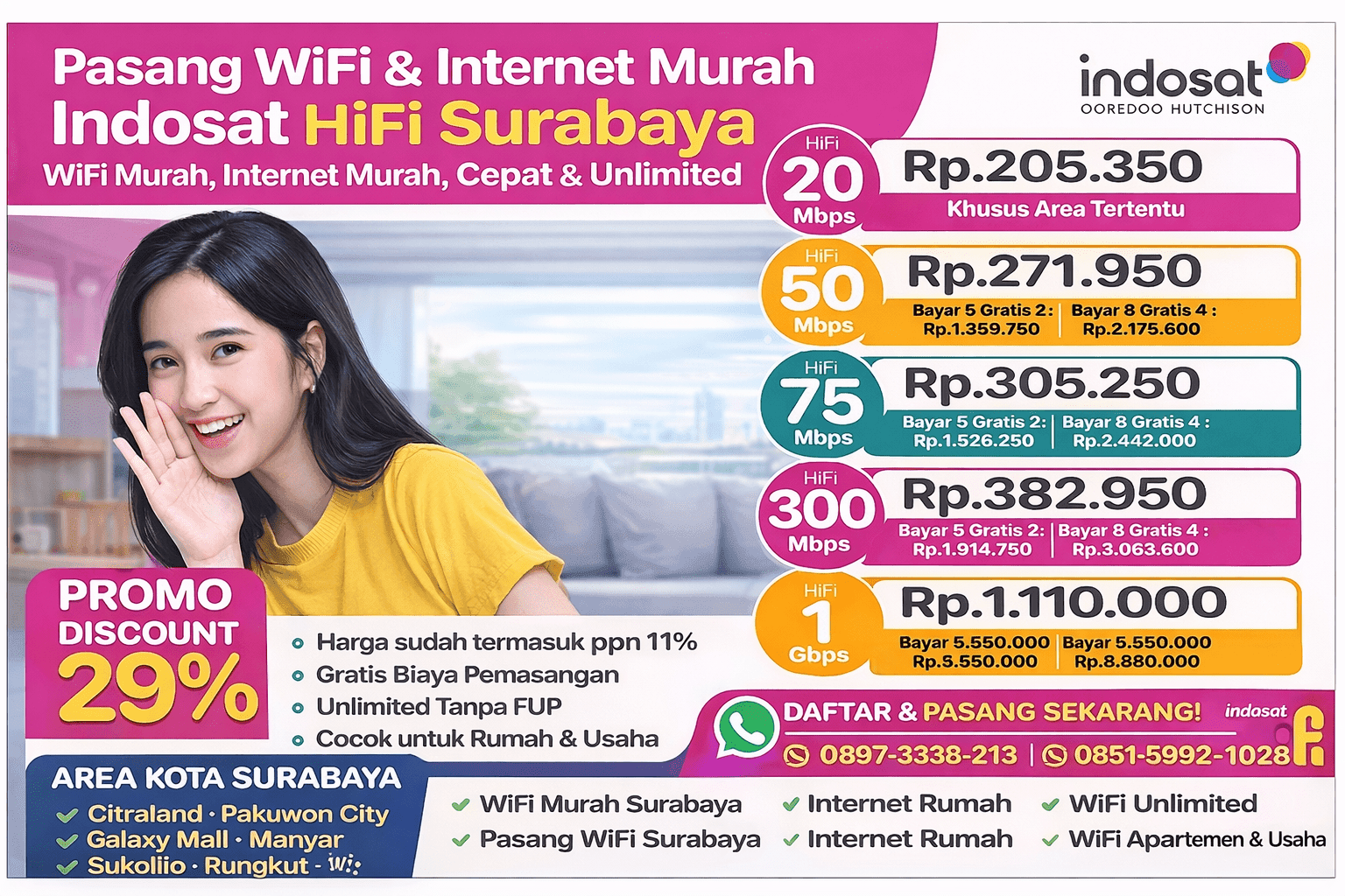 Indosat hifi Surabaya