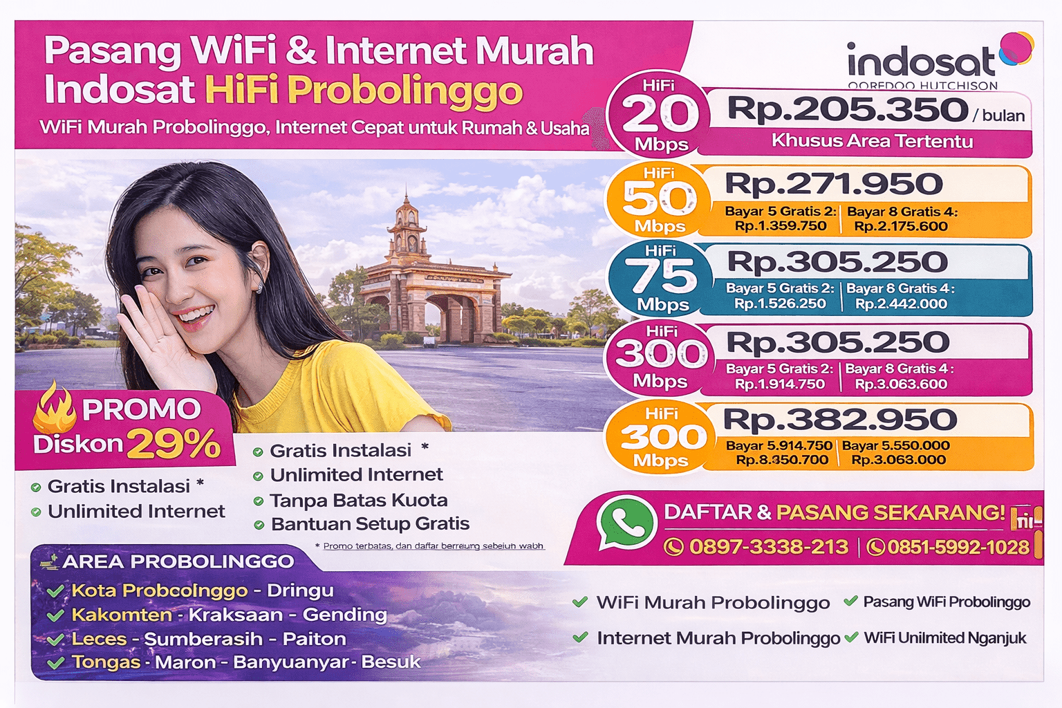indosat hifi Probolinggo