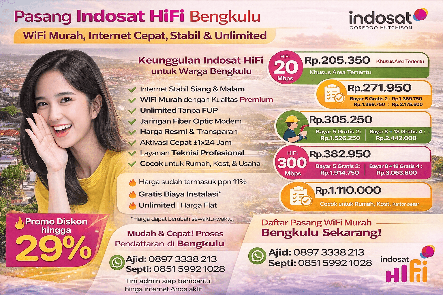 indosat hifi bengkulu