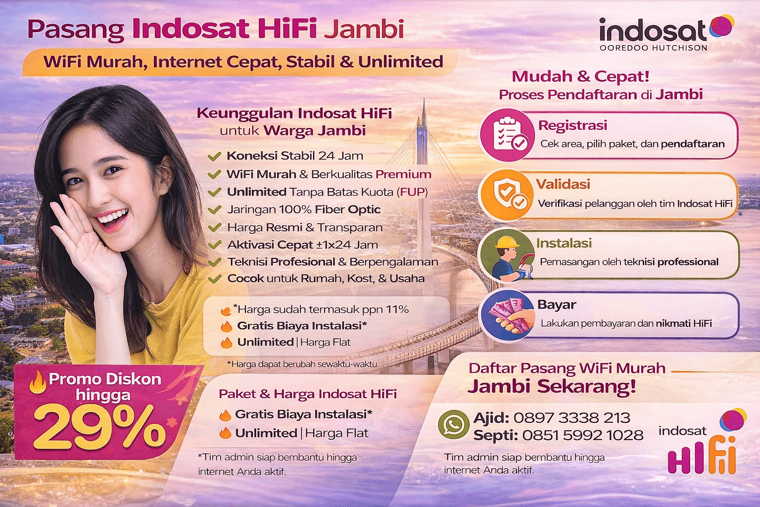 Indosat Hifi Jambi