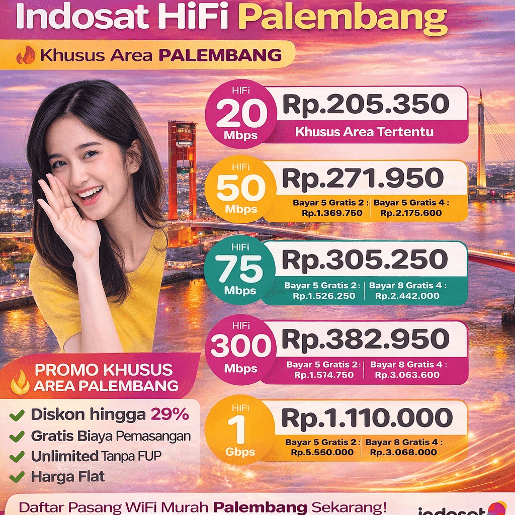 Indosat hifi Palembang