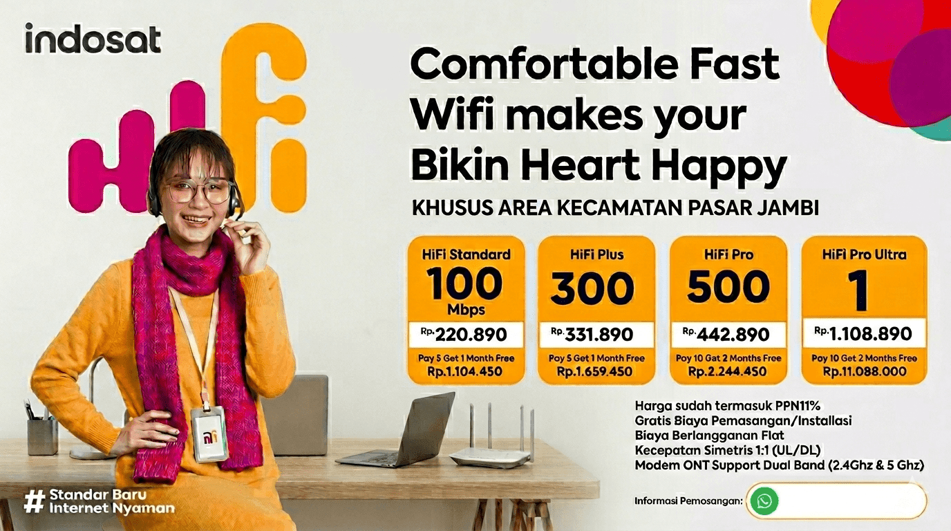 JASA PEMASANGAN WIFI DI PASAR JAMBI