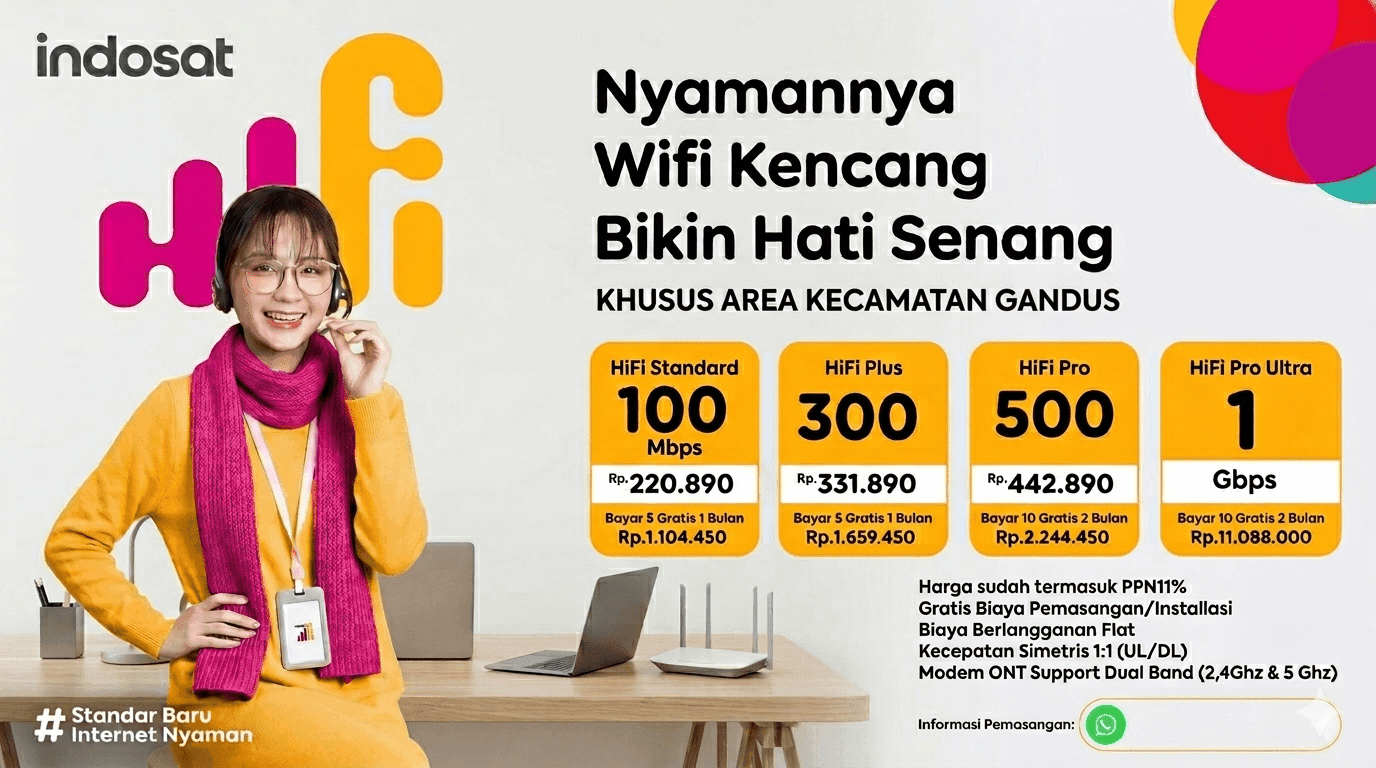 JASA PEMASANGAN WIFI DI GANDUS