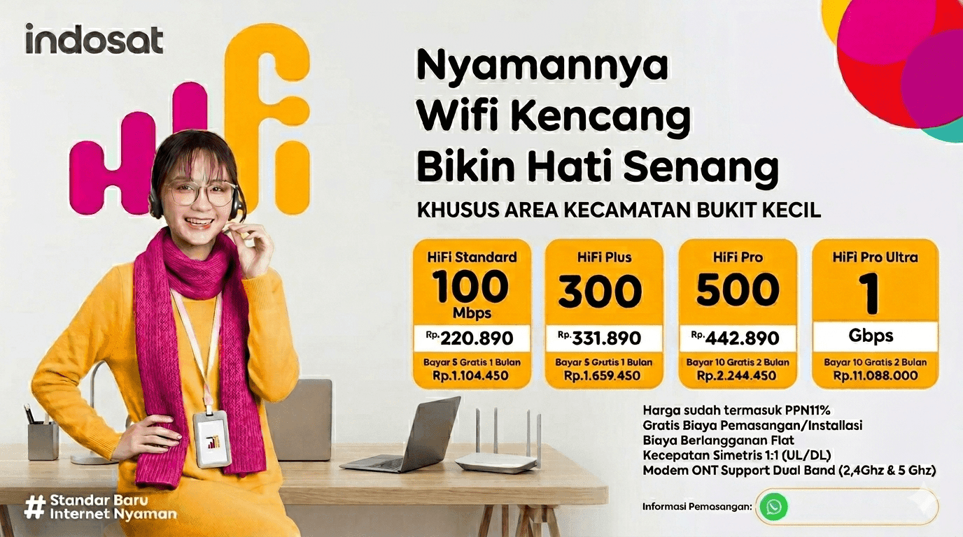 JASA PEMASANGAN WIFI DI BUKIT KECIL