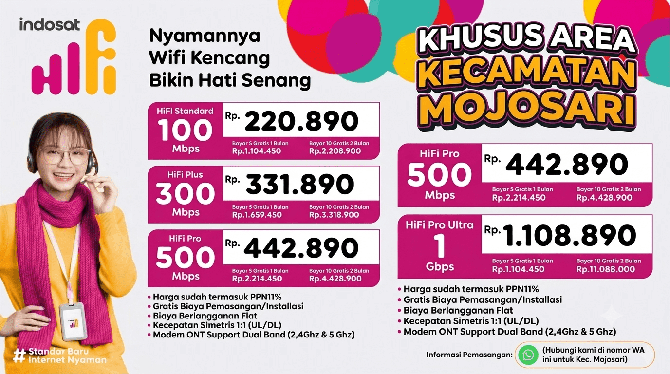 JASA PEMASANGAN WIFI DI MOJOSARI