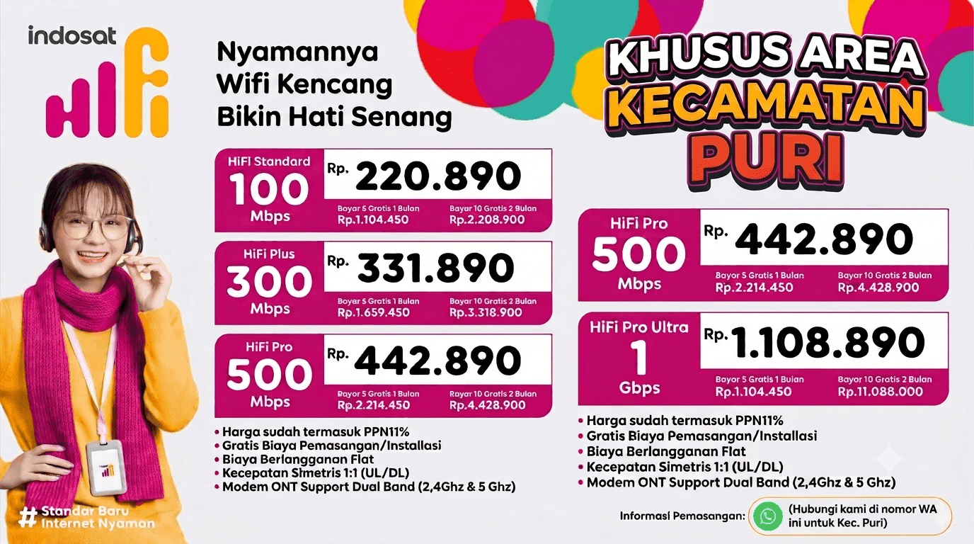 JASA PEMASANGAN WIFI DI PURI