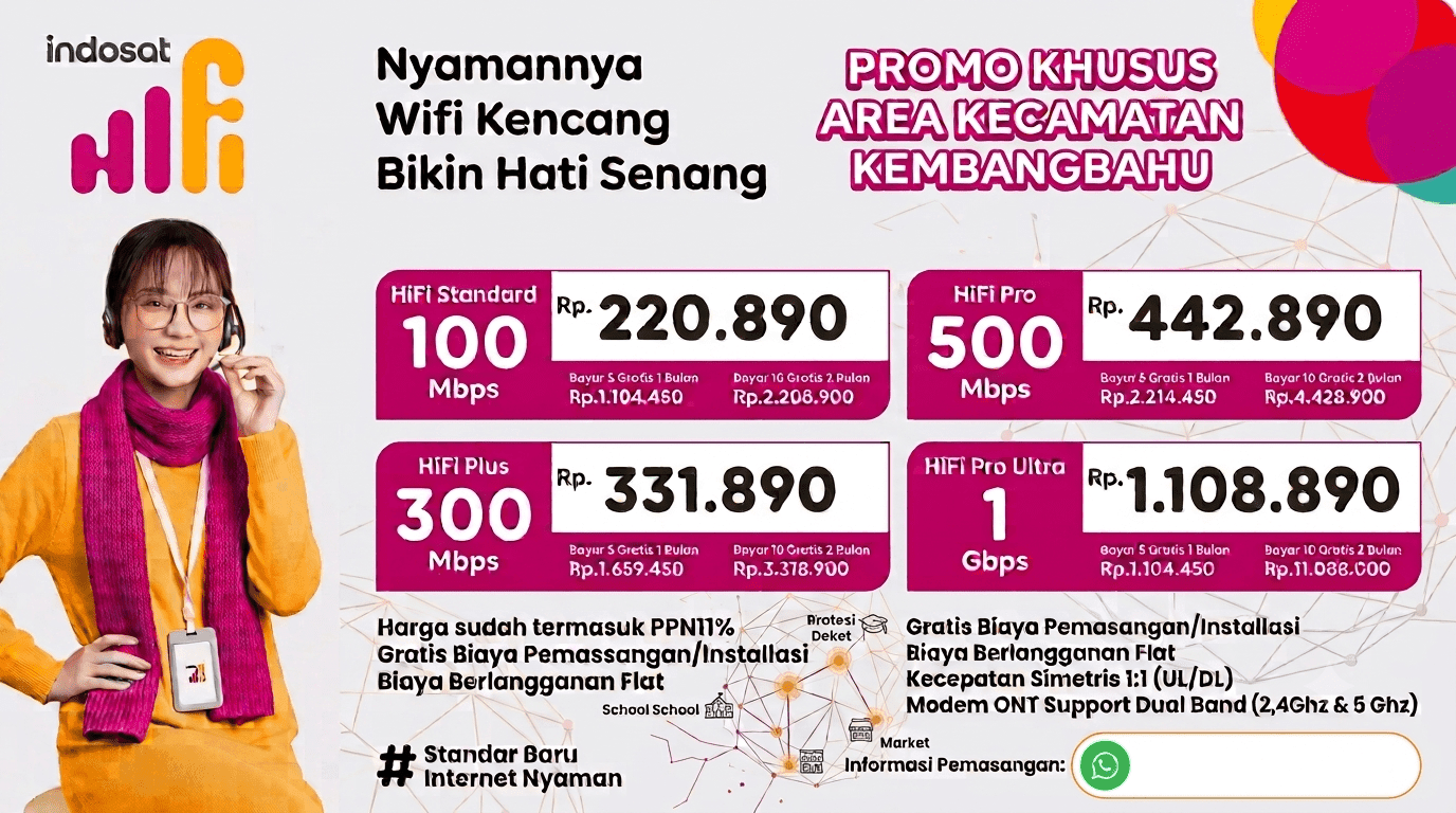JASA PEMASANGAN WIFI DI KEMBANGBAHU