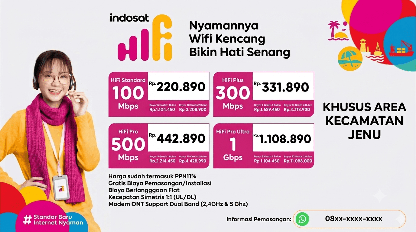 JASA PEMASANGAN WIFI DI JENU
